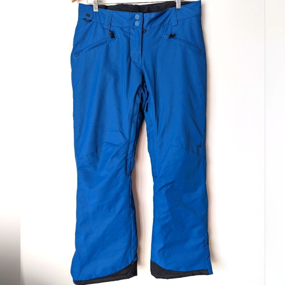 RIPZONE thermal fleece insulated ski/snowboarding/snow pants blue women's size M